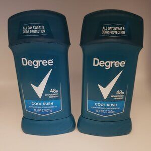 2-Pack Degree Men 48-Hour Antiperspirant Deodorant Cool Rush 2.7 oz. Stick Solid